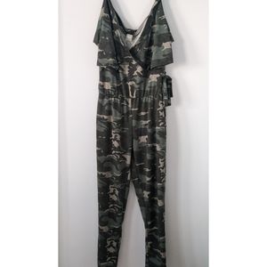 Off the shoulder jumpsuit 1x